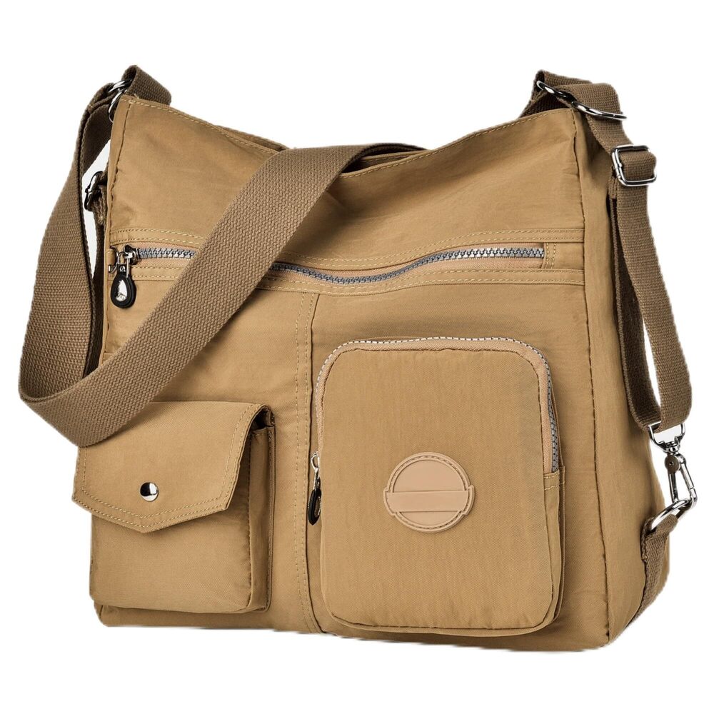 7916 Multipurpose Hobo Purse with Antitheft RFID, Waterproof Nylon